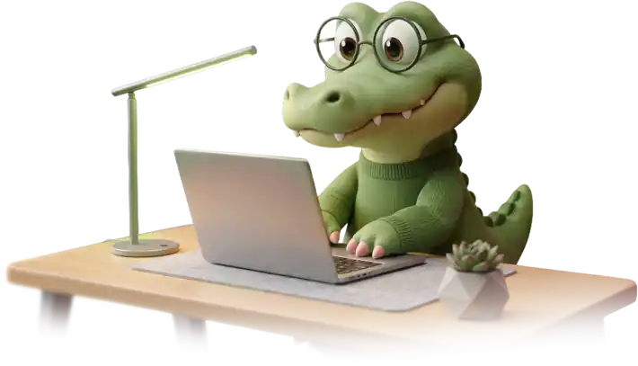 Mascot typing decorative